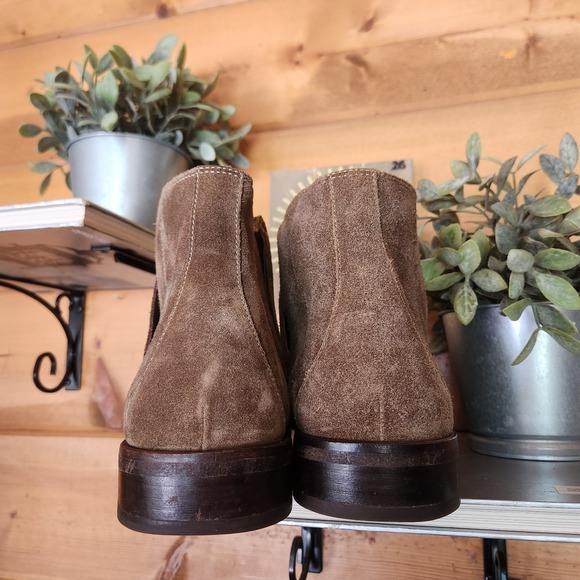 John Varvatos Star USA Waverly Suede Calf Leather Chelsea Boots A660B Size 10.5 main image 5